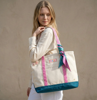 It's Mahj Time Canvas Tote