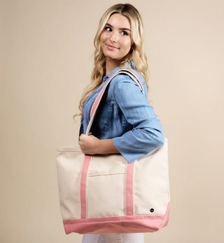 Blush Signature Canvas Tote