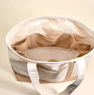 Beige Signature Canvas Tote