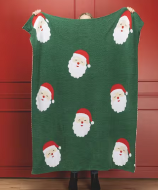Santa Chenille Blanket