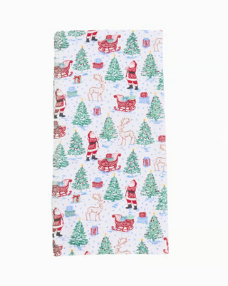 Tidings & Toile Pattern Tea Towel