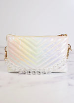 Sherman Quilted Purse White Op