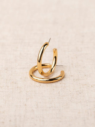 Shiny Gold Cameron Earring