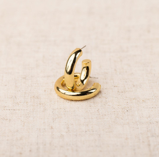 Shiny Gold Sara Earring