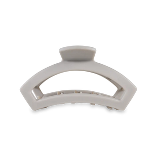 Open Silver Flames Medium Claw Hair Clip