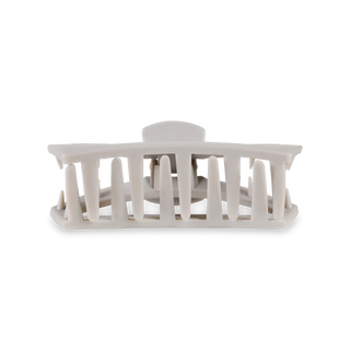 Open Silver Flames Medium Claw Hair Clip