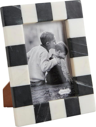 Small Black & White Check Frame
