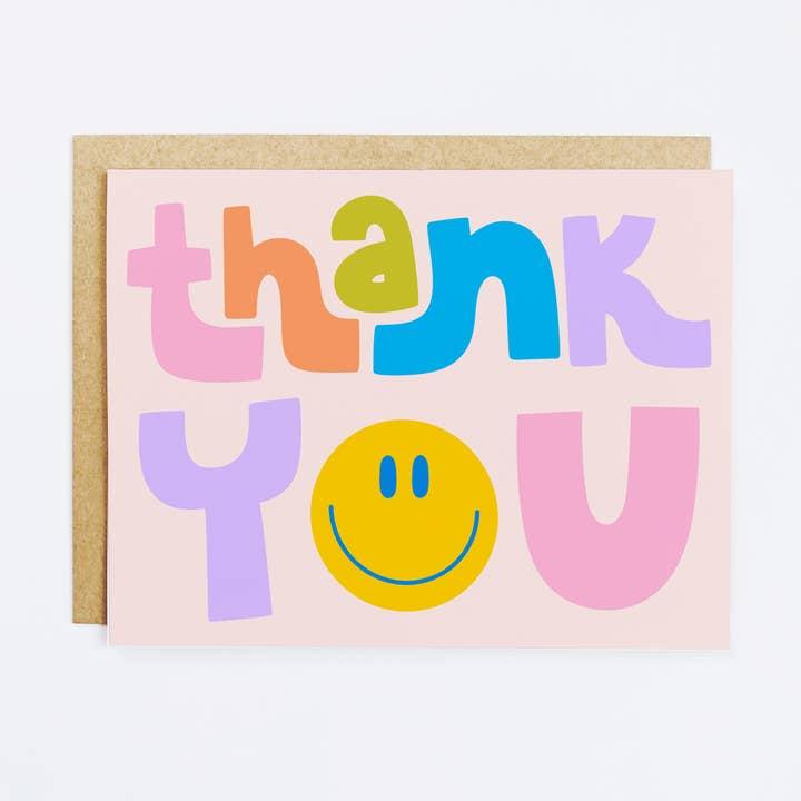 Smiley Thank You Card