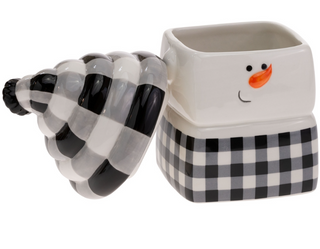 Snowman Jar