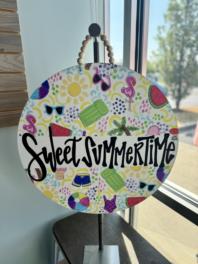 Sweet Summertime Doorhanger