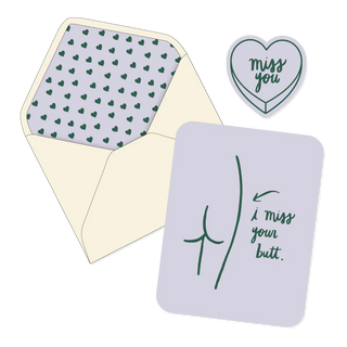 I Miss Your Butt Card
