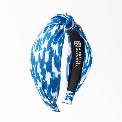 Tailgate Blue& White Headband