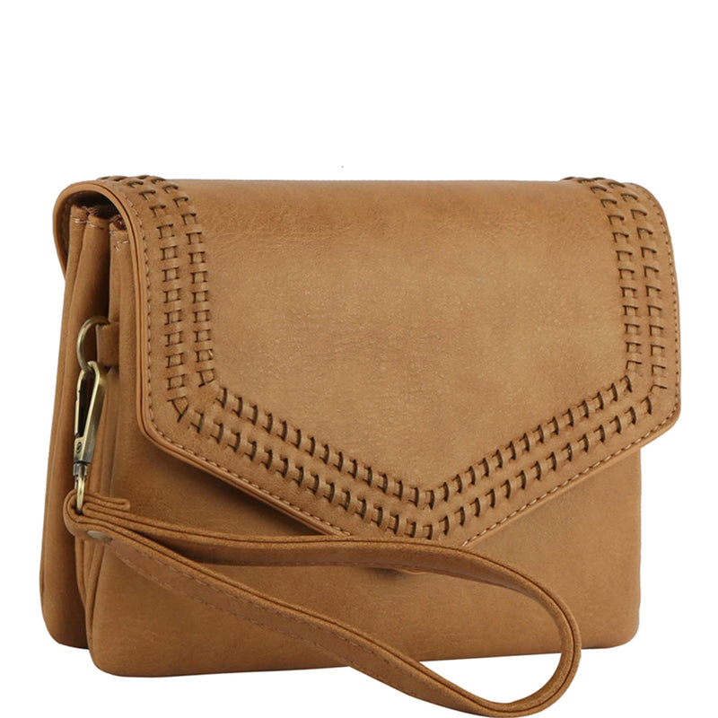 Tan Envelope Crossbody