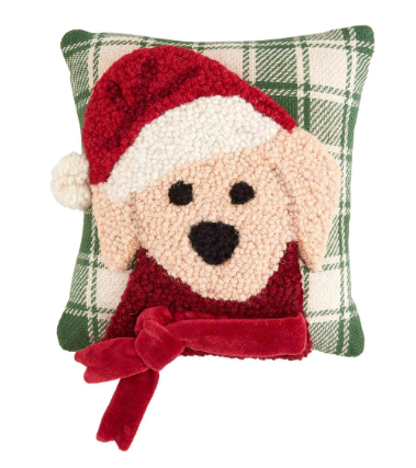 Tartan Dog Scarf Mini Pillow