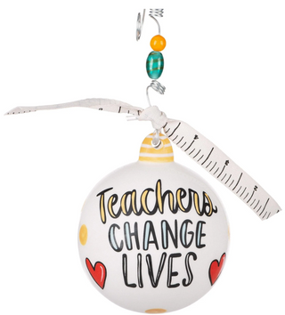 Teachers Change Lives Ornament