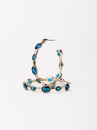 Teal Allie Hoop
