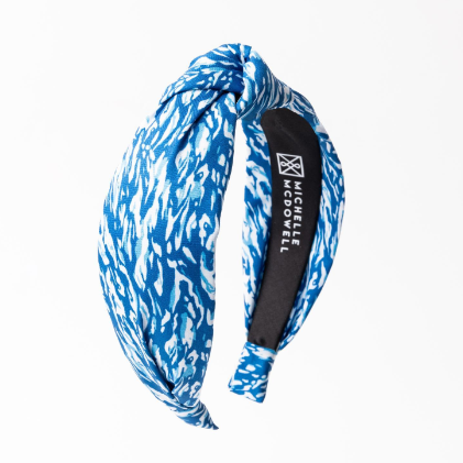 Tiger Blue& White Headband