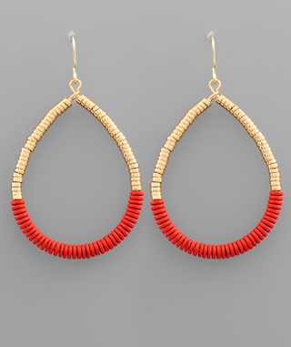 Red Toni Earrings