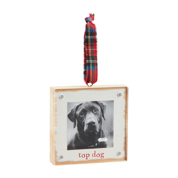 Top Dog Frame Ornament