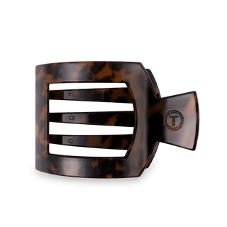 Tortois Large Flat Square Clip