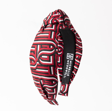 Touchdown Red & Black Headband