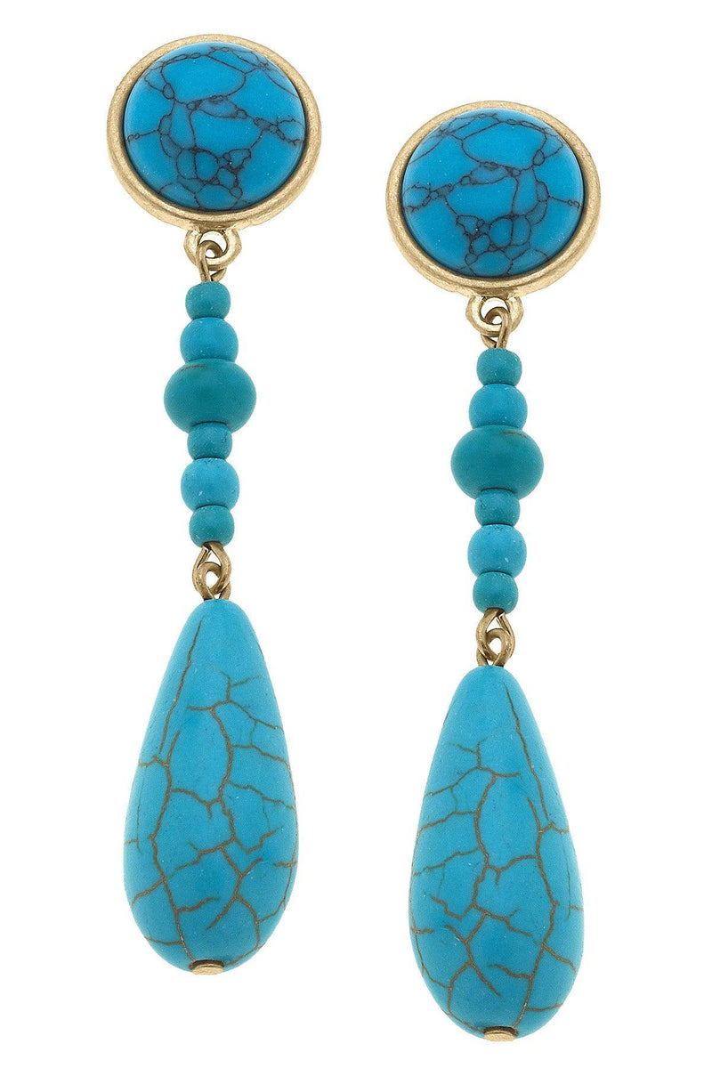 Turquoise Dutton Drop Earrings