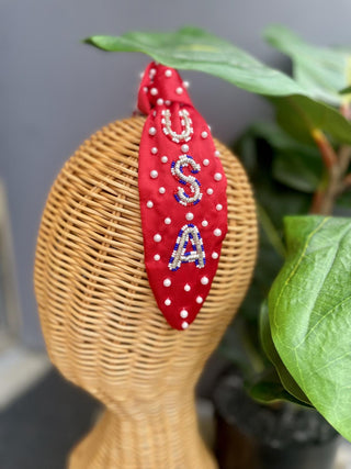 USA Pearl Headband