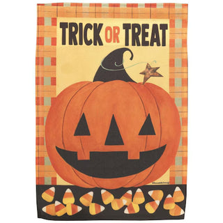 Jack-o-Lantern Garden Flag