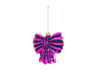 Striped Bow Ornaments