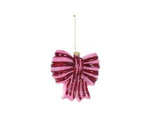 Striped Bow Ornaments