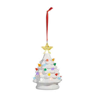 Vintage White Tree Ornament