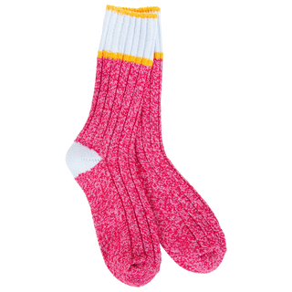 Pink/Blue/Orange Crew Socks