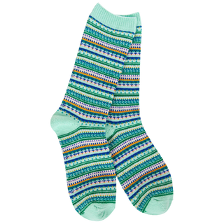 Mint Stripe Socks