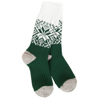 Green/Ivory Socks