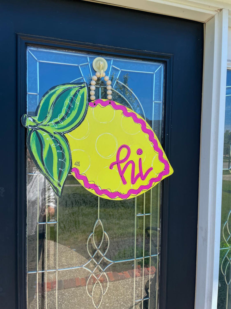 Lemon Doorhanger