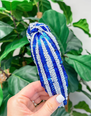 Royal Gameday Sequin Headband