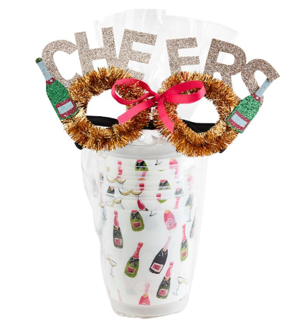 White Holiday Party Cup Set