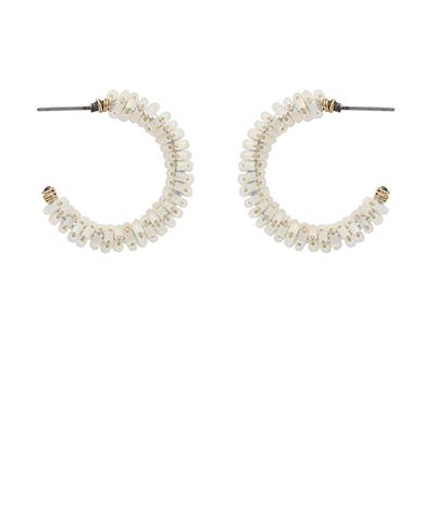 White Remi Earrings