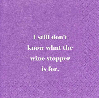 Wine Stopper Napkin Set