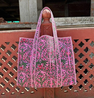 Pink Quilted Bag