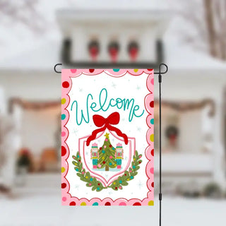Nutcracker Crest Garden Flag