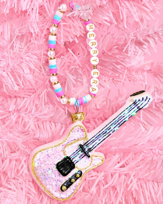 Merry Era Guitar & Friendship Bracelet Christmas Ornament