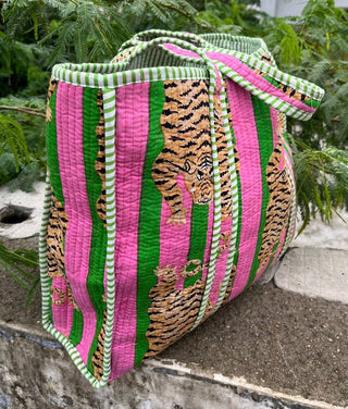 Tiger Quilted Purse
