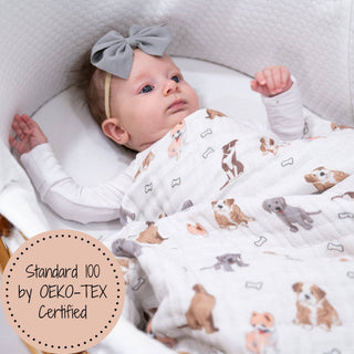 Muslin Woof Woof Quilt Baby & Kids Blanket
