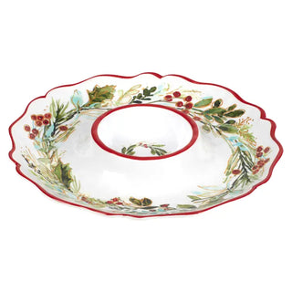 Christmas Gatherings Chip & Dip Tray
