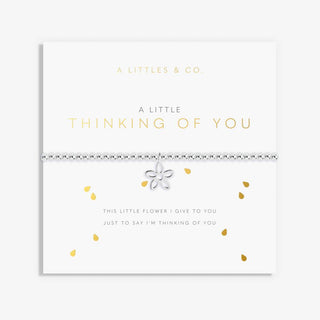 Bracelet set with packaging labeled 'A Littles & Co' on a white background