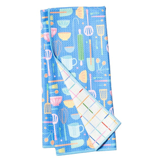 Blue Mable Tan Chef Reversible Towel