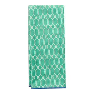 Pink Mable Tan Mahjong Reversible Towel