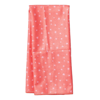 Coral Mable Tan Ribbons Reversible Towel