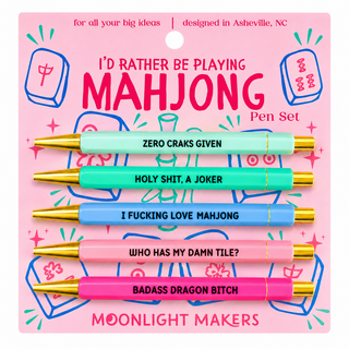 I'd Rather Be Playing Mahjong Pen Set